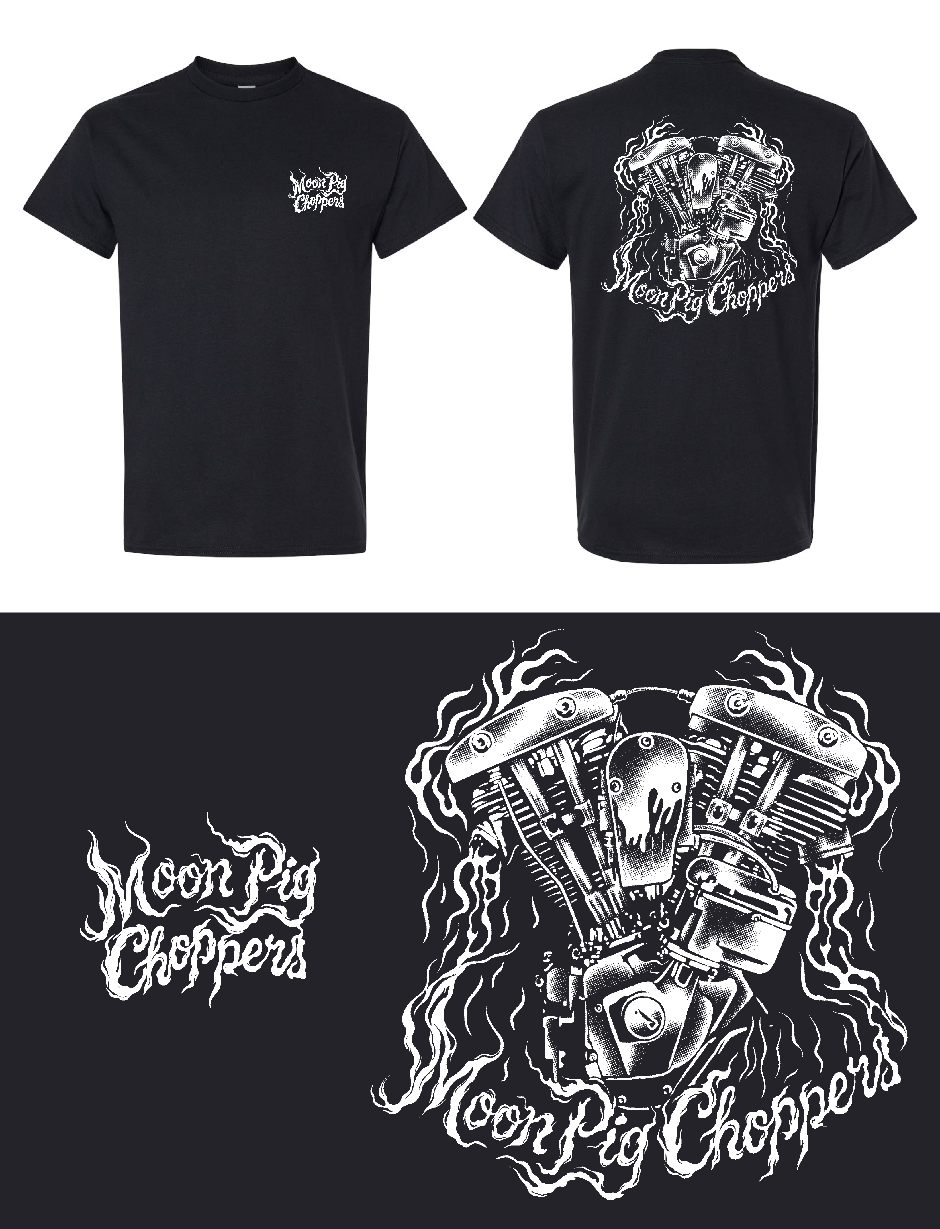 FLAMIN' HOG TEE