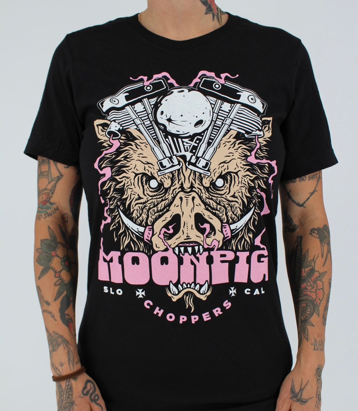 MC Shop Ts Moon Pig Choppers Tee